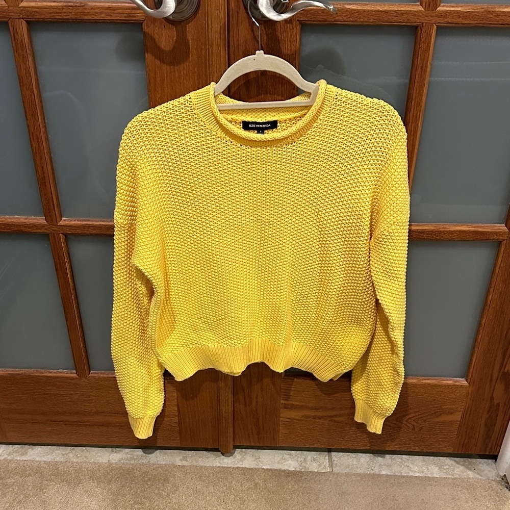 525 America Sunny Yellow Crew Neck Sweater​​